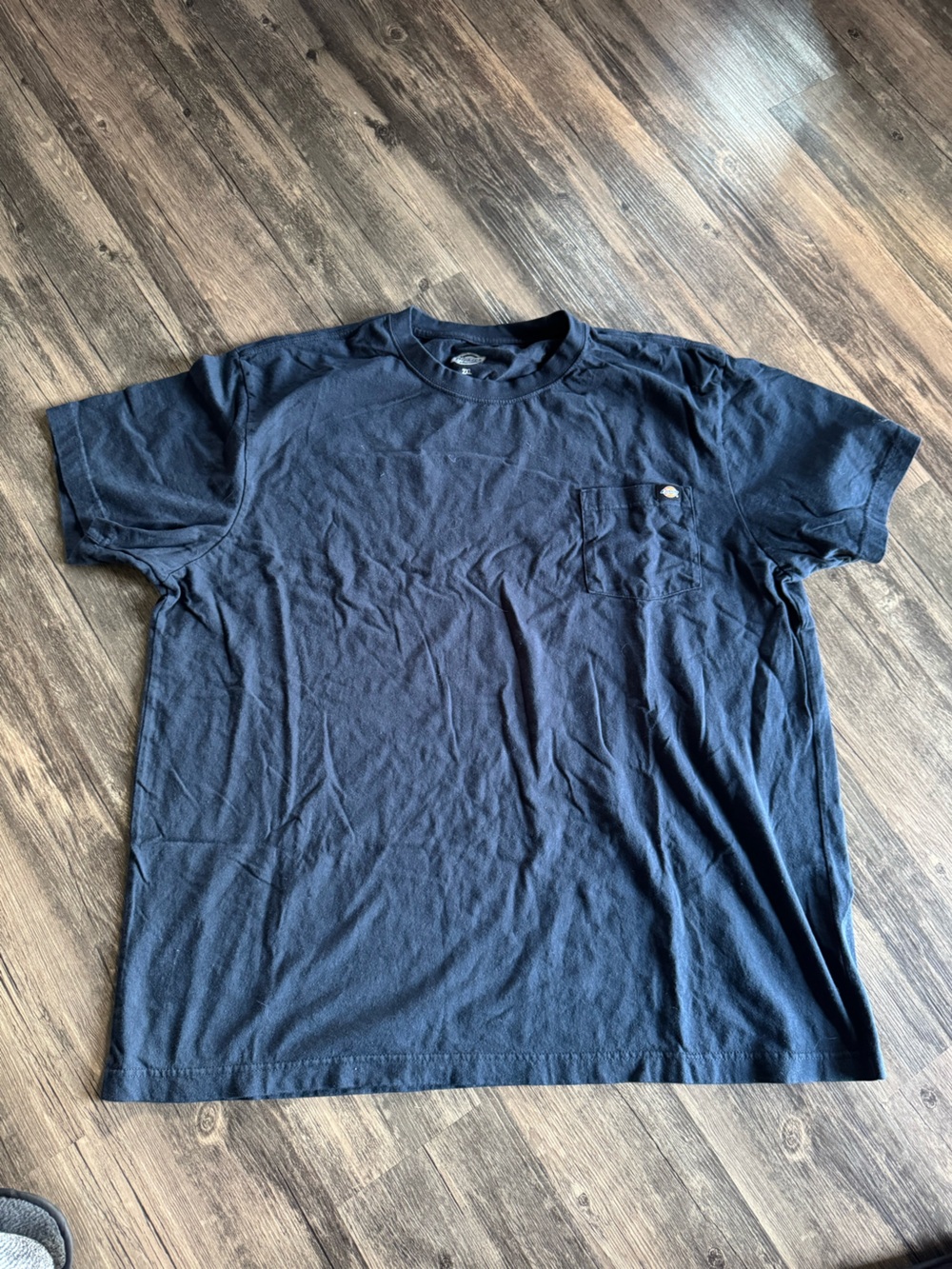 Dickies Men's Black 2XL Short Sleeve Crew Neck Pocket Shirt Workwear